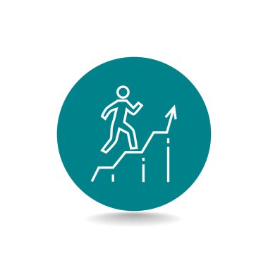 İşadamı çalışan en iyi grafik simgesi