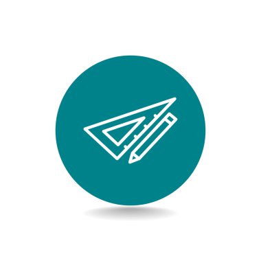 Cetvel simgesi olan kalem