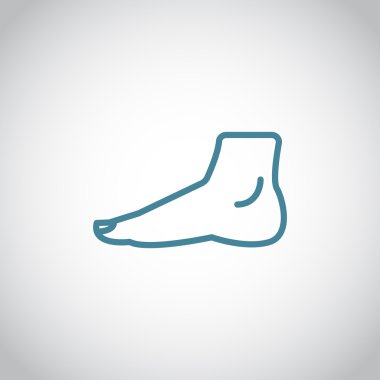 İnsan ayağı simgesi 