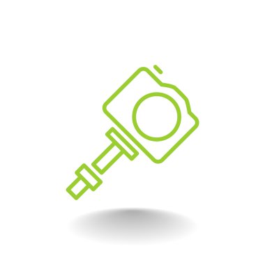 Monopod ile fotoğraf makinesi için selfie