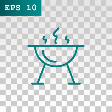 mangal barbekü simgesi