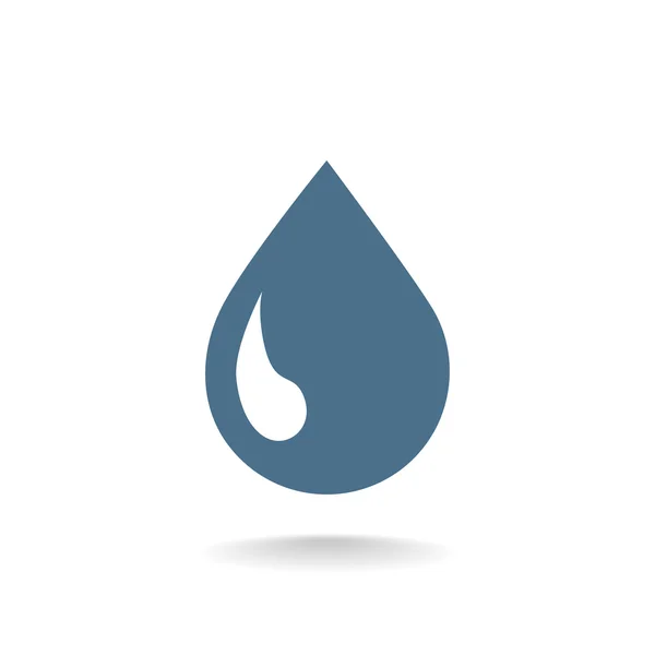 Liquid Droplet Web-Ikone — Stockvektor