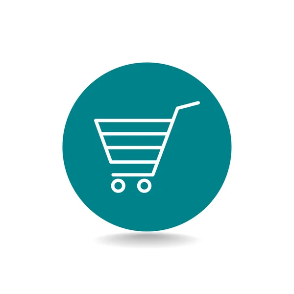 Shopping cart icon — Stock Vector