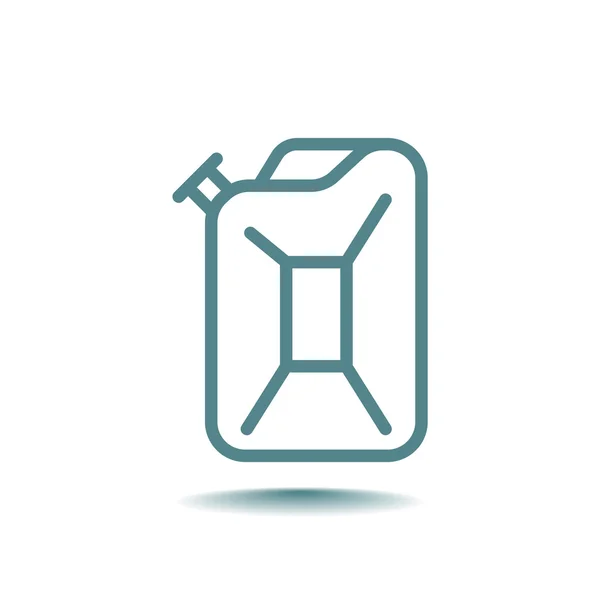 Pictogram van de Jerrycan benzine — Stockvector