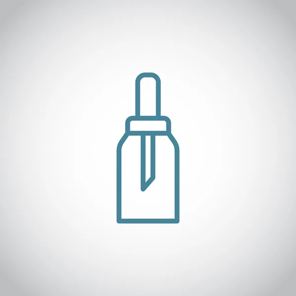 Żel, pianki lub płynne mydło butelka ikona — Wektor stockowy