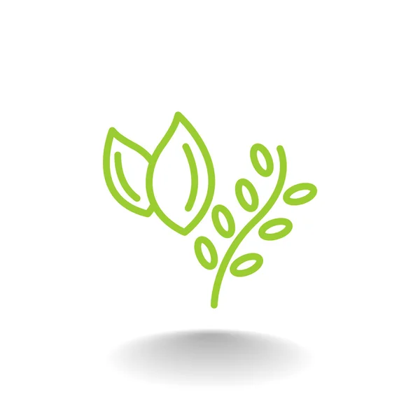 Farm plant food icon — Stock Vector