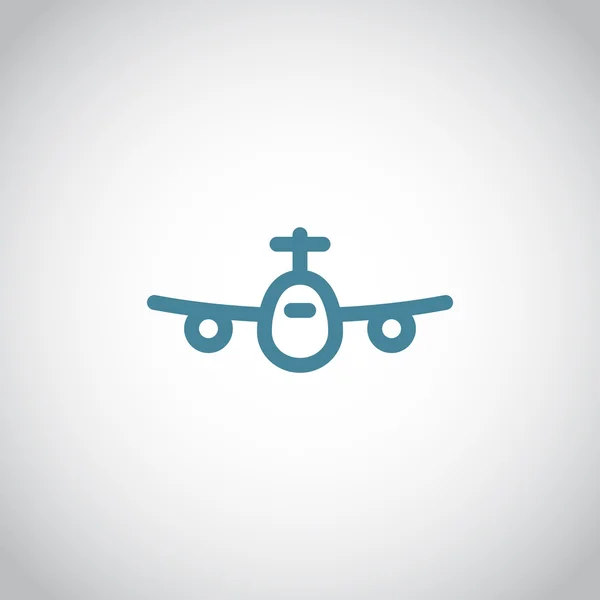 Osobní letadlo ikona — Stockový vektor