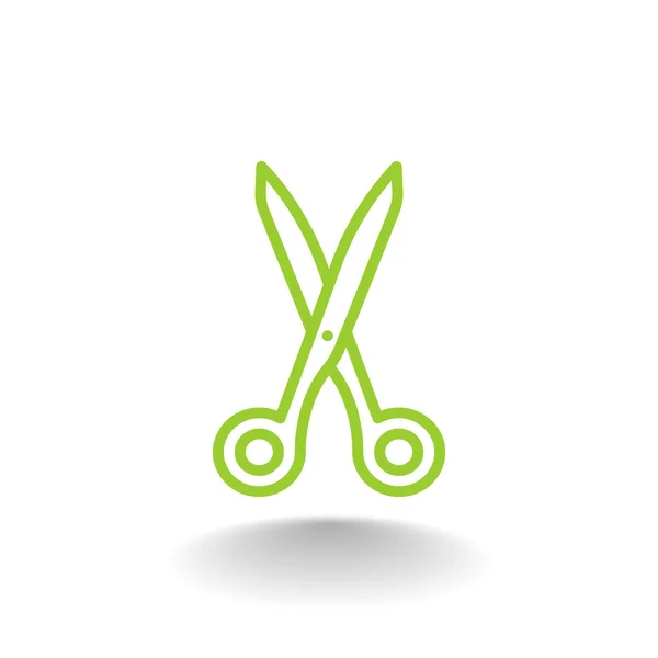 Ciseaux outil icône — Image vectorielle