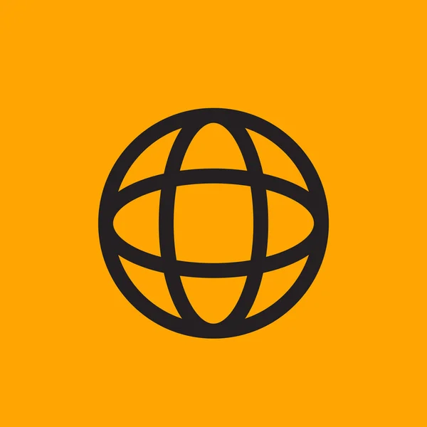 Föld Globe ikon — Stock Vector