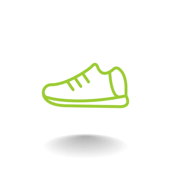 Icono de zapato deportivo — Vector de stock