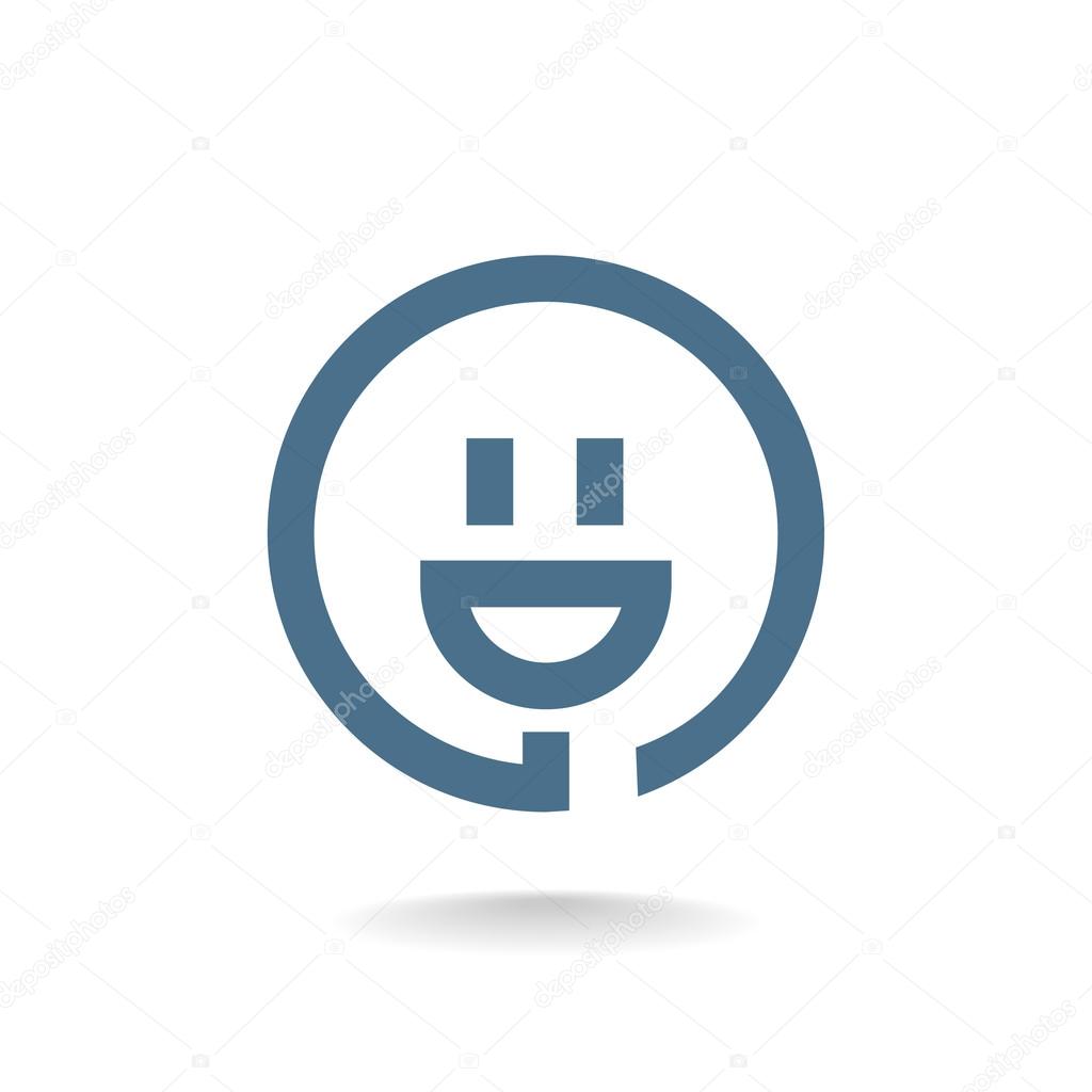 smiley and plug icon