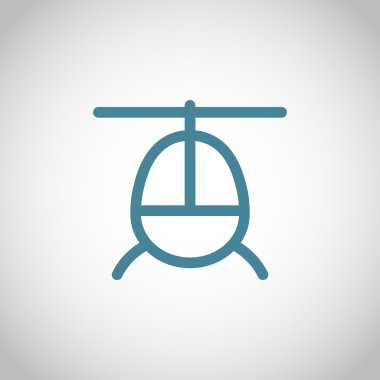 Helikopter uçak simgesi