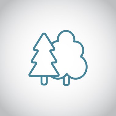  Orman ağaçları simgesi