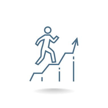 İşadamı çalışan en iyi grafik simgesi