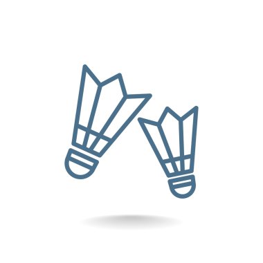 Badminton shuttlecocks simgesi.  