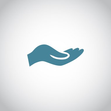 Sadaka web simgesi vermek.