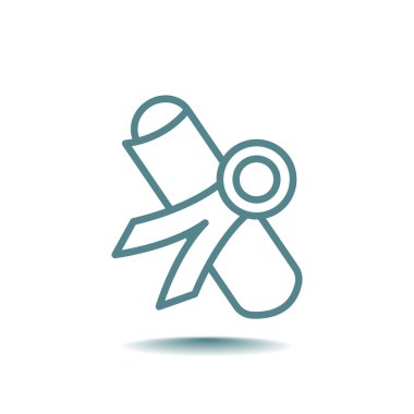 Diploma veya sertifika simge