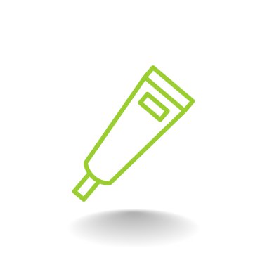 Jel, köpük veya sıvı sabun şişe simgesi