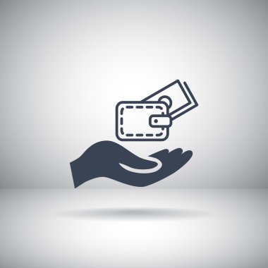 M-cüzdan'el simgesi.