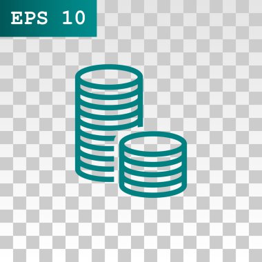 Para sikkeleri simgesi.