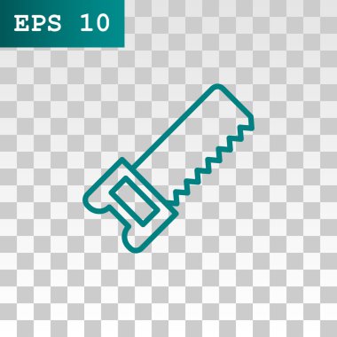 demir testeresi aracı simgesini