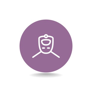 yolcu treni simgesi.