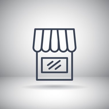 dükkan ya da mağaza simgesi