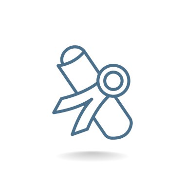 Diploma veya sertifika simge