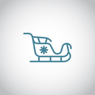 Noel Baba kızağı simgesi