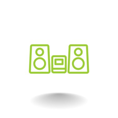 ev ses sistemi simgesi