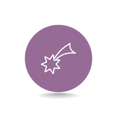 Noel yıldızı simge. 