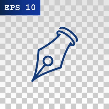 Mürekkep kalem simgesi simgesi