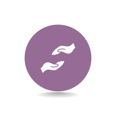 Yardım eller simgesini