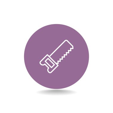 demir testeresi aracı simgesini