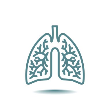 İnsan akciğerleri simgesi