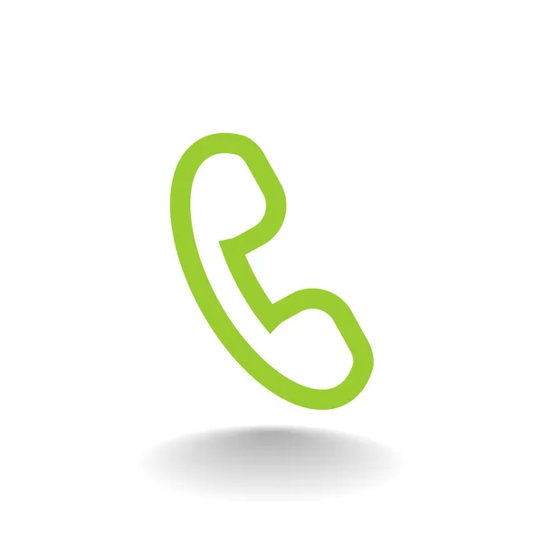 Telephone receiver icon — Stock Vector