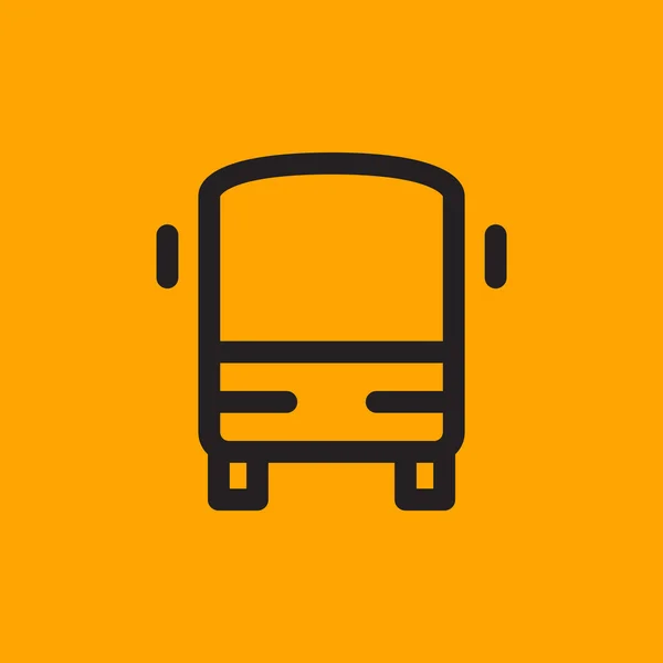 Passagierbus-Ikone — Stockvektor