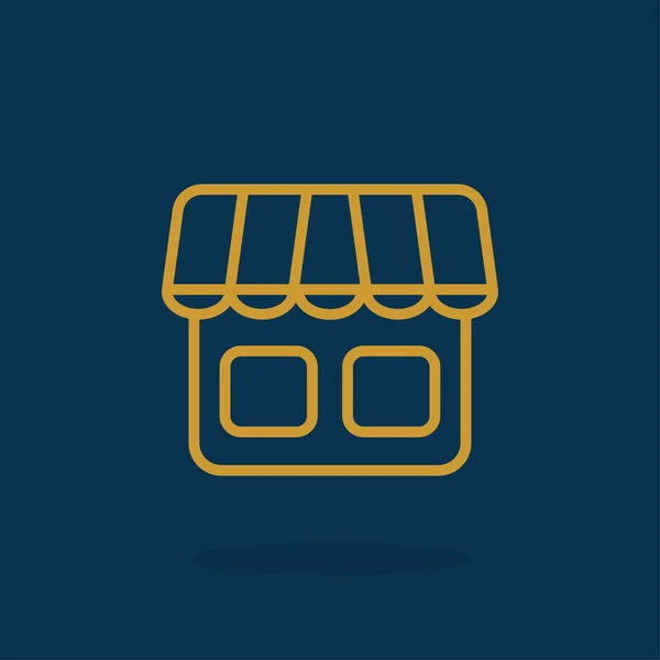 Pictogram winkel of winkel — Stockvector