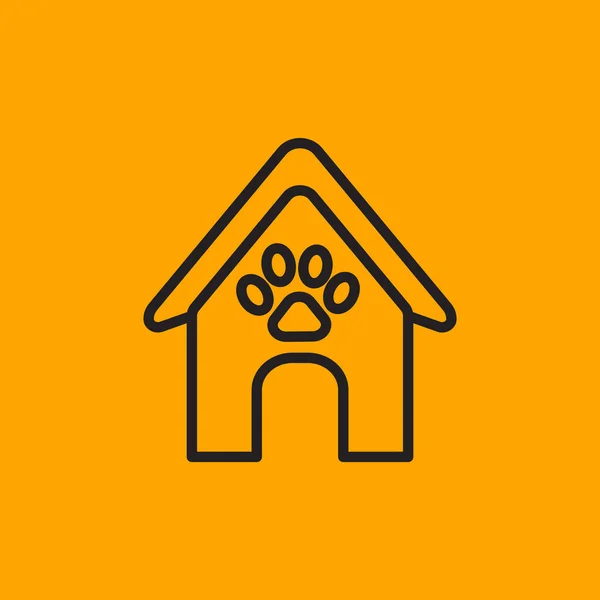 Hundehaus-Ikone — Stockvektor