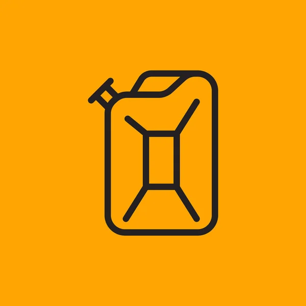 Pictogram van de Jerrycan benzine — Stockvector