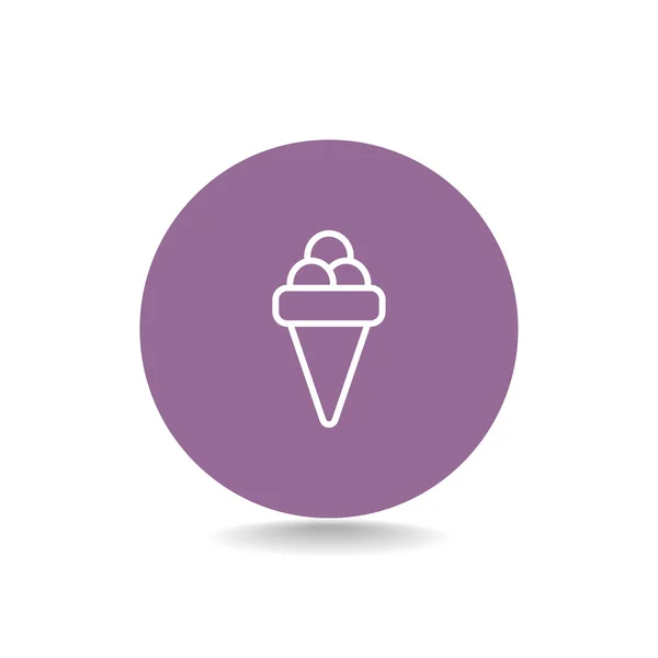 Icono de helado — Archivo Imágenes Vectoriales