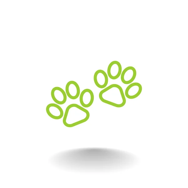 Paws web icon — Stock Vector