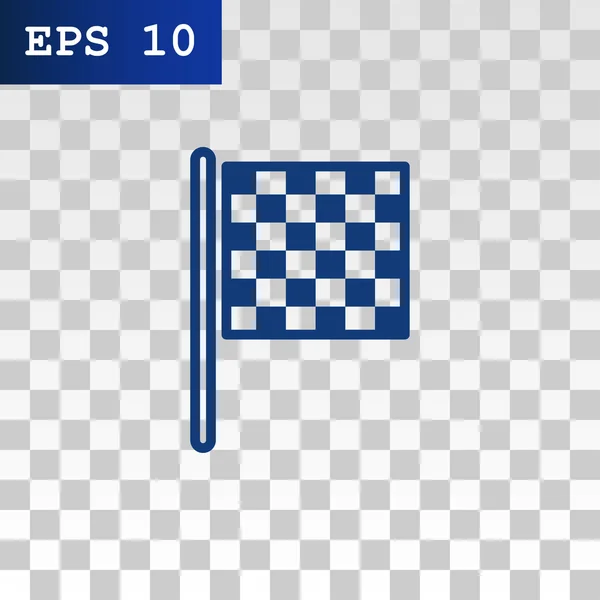 Ikona flagi z szachownicą — Wektor stockowy