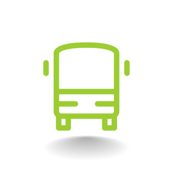Пасажирський автобус значок — стоковий вектор