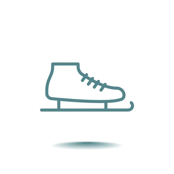 Ice skate icon — Stock Vector