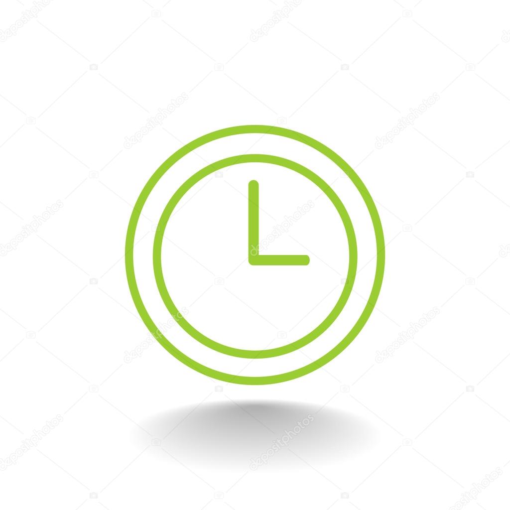 round clock icon