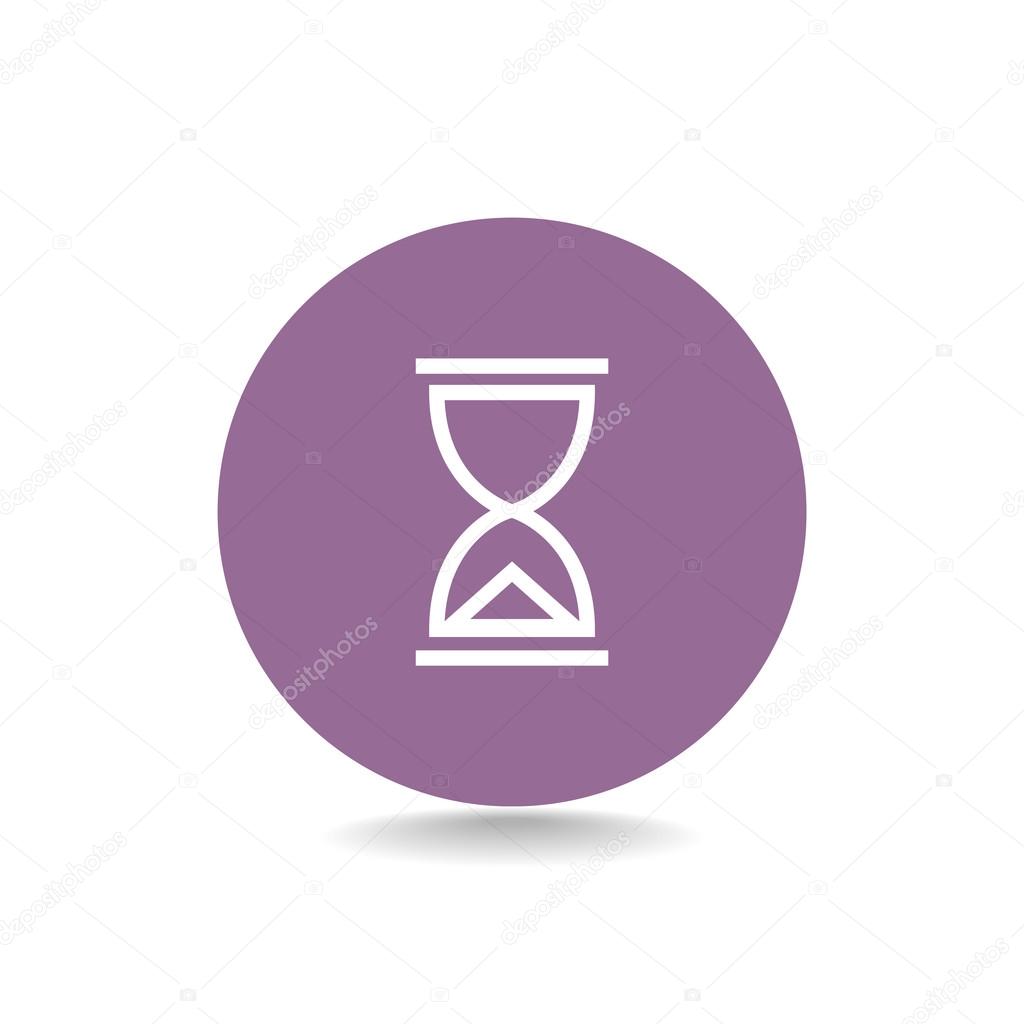 Hourglass flat icon