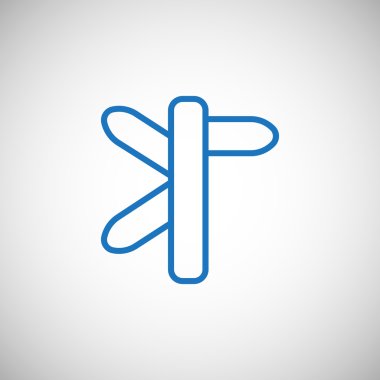 yön işareti simgesi