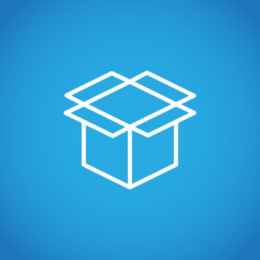 paket karton kutu simgesi