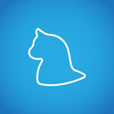 kedi evde beslenen hayvan simgesi